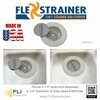Flex Strainer Kitchen Sink Drain Strainer & Stopper Grey DPFS1210-1